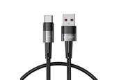 USB kabel - Tech-Protect UltraBoost USB-C / USB-A 66W 6A 0.5m Cable - Grey - 9319456607499