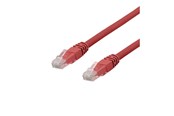 Netværkskabel - Deltaco patch cable - 50 cm - red - Rød - 0.5m - TP-60RAU