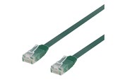Netværkskabel - Deltaco patch cable - 50 cm - green - Grøn - 0.5m - TP-60G-FL
