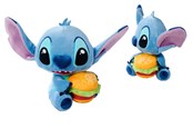 Plys - Simba Toys plush Disney Stitch w. Burger 25cm - 6315870513