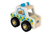 Trælegetøj - Bigjigs Wooden Police Car - 38007