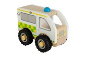 Trælegetøj - Bigjigs Wooden Ambulance - 38008