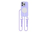 Mobil - Covers & Cases - Tech-Protect MagNecklace MagSafe Case with Lanyard for iPhone 16 Pro - Purple - 5906302375929