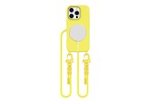 Mobil - Covers & Cases - Tech-Protect MagNecklace MagSafe Case with Lanyard for iPhone 16 Pro Max - Yellow - 5906302375950