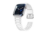Smartwatch - Tilbehør - Hurtel Strap Triple Protection for Apple Watch 38 / 40 / 41 mm Band Bracelet - White - 9145576276150