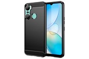 Mobil - Covers & Cases - Hurtel Carbon Case Case for Infinix Hot 12 Pro Flexible Silicone Carbon Cover Black - 9145576275474