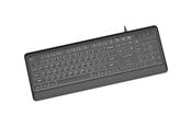Tastatur - Gembird - keyboard - Slim full size - QWERTY - US - black Input Device - Tastatur - Amerikansk engelsk - Sort - KB-UML-04