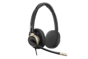 Hovedtelefoner/headset - HP Poly Mission 825 Stereo USB Wired Headset (Bulk) - C01FCA6#AC3