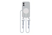 Mobil - Covers & Cases - Tech-Protect  MagNecklace MagSafe Case for iPhone 16 - Gray - 5906302370320
