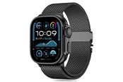 Smartwatch - Tilbehør - Tech-Protect Milano Strap for Apple Watch 6 / 7 / 8 / 9 / 10 / SE / Ultra 1 / 2 (44 / 45 / 46 / 49 MM) - Black - 5906302370641