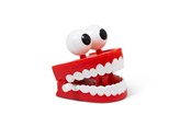 Små gaver til børn - Pocket Money Eyeball Chattering Teeth - 125090