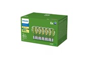 Lyskilder - Philips LED filament-magnetic light bulb Ultra Efficient A60 2,3W/827 (40W) Klar 6-pak E27 - 929003622794
