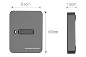 Harddisk - tilbehør - Gembird DD-U3M2 - SSD docking station - M.2 Card (PCIe NVMe & SATA) - USB 3.2 (Gen 2) - DD-U3M2