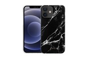 Mobil - Covers & Cases - CRONG Marble Case - iPhone 12 Mini Case - Black - CRG-MRB-IP1254-BLK