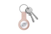 Mobil - Covers & Cases - CRONG Silicone Case with Key Ring – Protective keychain case for Apple AirTag 1/2 - sand pink - CRG-ATS-PNK