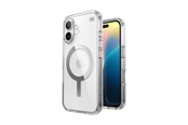Mobil - Covers & Cases - Speck Presidio Perfect-Clear MagSafe - iPhone 16 Case - Clear / Chrome Finish / Serene Silver - 150757-3240