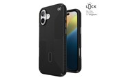 Mobil - Covers & Cases - Speck Presidio2 Grip ClickLock & MagSafe - iPhone 16 Plus Case - Black / Slate Gray / White - 150713-3205