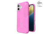 Mobil - Covers & Cases - Speck Presidio2 Grip ClickLock & MagSafe - iPhone 16 Plus Case - True Pink / Shocking Pink / White - 150713-3249