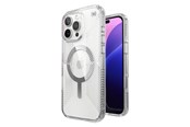Mobil - Covers & Cases - Speck Presidio Perfect-Clear Grip MagSafe - iPhone 16 Pro Max Case - Clear / Chrome Finish / Serene Silver - 150842-3223