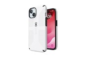 Mobil - Covers & Cases - Speck Candyshell Grip MagSafe - iPhone 17e / 16e / 15 / 14 / 13 Case - White / Black - 150652-1909