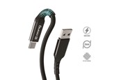 Mobil - Adaptere & Opladere - CRONG Armor Link - 60W PD 3A USB-A to USB-C Cable 25cm - Black - CRG-AL025USAC-BLK