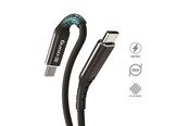 Mobil - Adaptere & Opladere - CRONG Armor Link - 60W PD 3A USB-C to USB-C Cable 25cm - Black - CRG-AL025USCC-BLK