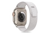 Smartwatch - Tilbehør - Tech-Protect Nylon Stripe Strap for Apple Watch 6 / 7 / 8 / 9 / 10 / SE / Ultra 1 / 2 (44 / 45 / 46 / 49 MM) - Gray - 5906302370849