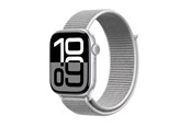 Smartwatch - Tilbehør - CRONG Nylon - Sport Band for Apple Watch 38/40/41/42 mm - Silver Gray - CRG40NLBSHL