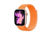 Smartwatch - Tilbehør - CRONG Nylon - Sport Band for Apple Watch 38/40/41/42 mm - Tropical Orange - CRG40NLBTRN