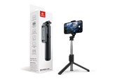 Mobil - Andet Tilbehør - CRONG SelfieGo Lite – Compact Bluetooth Selfie Stick Tripod - Black - CRGSGL1BLK
