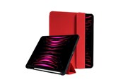 Tablet - Covers & Cases - CRONG FlexFolio – iPad Air 11” (2026-2024) / iPad Air 10.9” (5th-4th gen.) / iPad Pro 11" (2022-2021) Case with Apple Pencil - Red - CRG-FXF-IPD112-RED