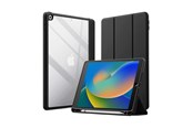 Tablet - Covers & Cases - CRONG PrimeFolio – iPad 10.2” (2021-2019) Case with Stand and Apple Pencil Storage - Black/Clear - CRG-PRF-IPD102-BLK