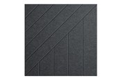 Boligindretning - Middle Atlantic TruTile - acoustic wall panel - square - 61 x 61 cm - silver grey - AUTT22SQWSTSMSLG