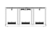 Vægbeslag, AV-Beslag & AV-Møbler - Middle Atlantic C5 Series Credenza mounting component - for AV rack - off white - Max - recommended for - C5-VENT3-OW