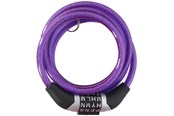 Cykeltilbehør - Dunlop - Combination Bicycle Lock - Violet - 8711252029221PURPLE