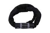 Cykeltilbehør - Dunlop - Bicycle Lock with Combination Chain - Black - 8711252075594BLACK