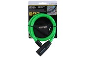 Cykeltilbehør - Dunlop - Spiral key bicycle lock 65 cm - green - 871125208264_GREEN