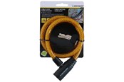 Cykeltilbehør - Dunlop - Spiral keyed bicycle lock 65 cm - orange - 871125208264_ORANGE