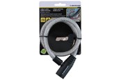 Cykeltilbehør - Dunlop - Keyed spiral bicycle lock 65 cm - white - 871125208264_WHITE