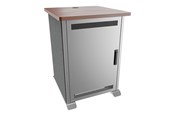 Vægbeslag, AV-Beslag & AV-Møbler - Middle Atlantic Forum cart - biltmore cherry charcoal grey magnesium - TAA Compliant - Max 136 kg - recommended for - FMR-1627E0MC