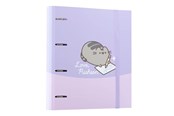 Brevordnere og Ringbind - Pusheen - A4 binder from the Moments collection - 4 rings elastic band - CAT0144