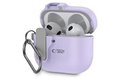 Mobil - Covers & Cases - Tech-Protect  Slim Hook Case for AirPods 4 - Purple - 5906302371181
