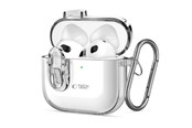 Mobil - Covers & Cases - Tech-Protect Slim Hook Case for AirPods 4 - Clear - 5906302371792