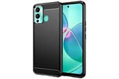 Mobil - Covers & Cases - Hurtel Carbon Case Case for Infinix Hot 12 Play NFC / Hot 12 Play Flexible Silicone Carbon Cover Black - 9145576275429