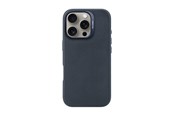 Mobil - Covers & Cases - Decoded Leather Backcover for iPhone 16 Pro Navy - D25IPO16PBC1NY