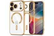 Mobil - Covers & Cases - Tech-Protect MagFlex MagSafe Case for iPhone 17 Pro Max - Clear Gold - 5906302319725
