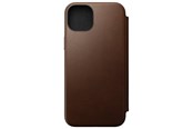 Mobil - Covers & Cases - Nomad Modern Leather Folio - iPhone 15 Plus | Brown | Leather - NM01625285