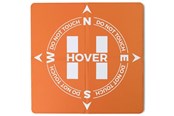 Droner - HOVERAir - Aqua Foldable Takeoff Pad - Orange - SP88H001