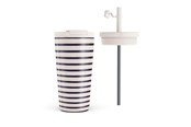Køkkentilbehør - Burga Old Money - Travel Mug 500ml with Flap & Straw Set - 950468
