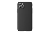 Mobil - Covers & Cases - Hurtel Soft Case for Samsung Galaxy M55 - Black - 5907769362538